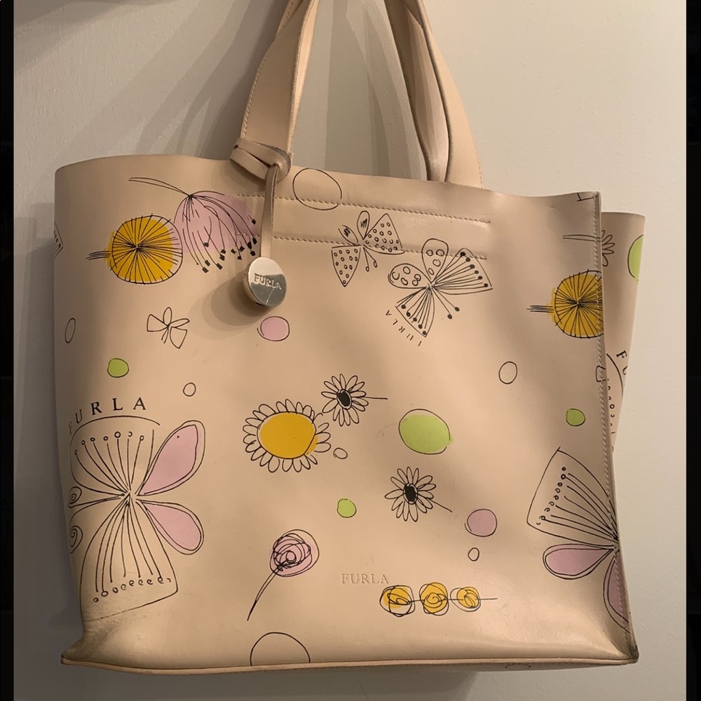 Furla Leather Tote Bag